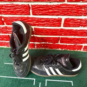 Black leather Samba Classic Low-Top Sneakers